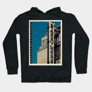 Barrymore neon sign in Manhattan, NYC - Kodachrome Postcard Hoodie